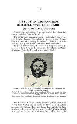 MITCHELL Versus LEICHHARDT