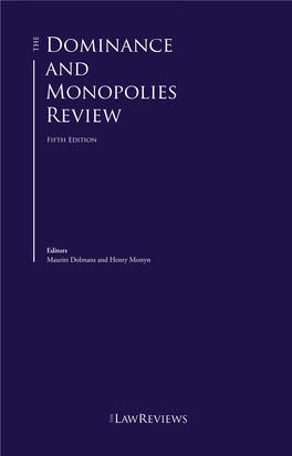 The Dominance and Monopolies Review, Fifth Edition