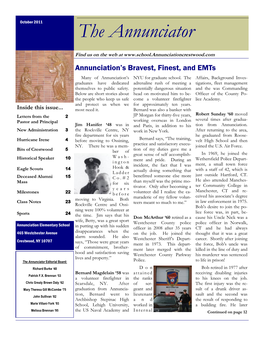 Annunciation Newsletter