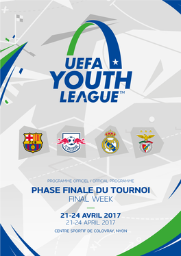 2017 UEFA Youth League Final Tournament Programme