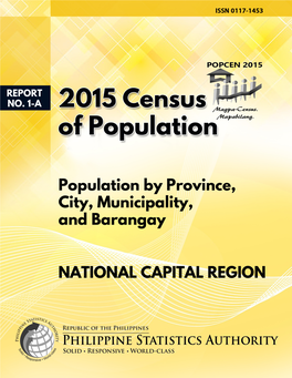 Population by Barangay National Capital Region