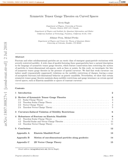 Symmetric Tensor Gauge Theories on Curved Spaces