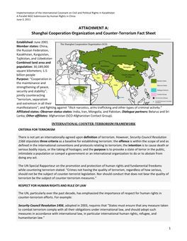 Shanghai Cooperation Organization (SCO)