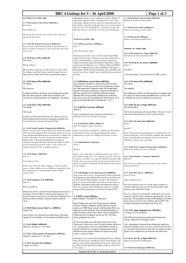 BBC 4 Listings for 5 – 11 April 2008 Page 1 of 3