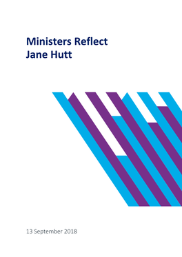 Ministers Reflect Jane Hutt