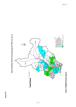 Map of Dolakha District Show Ing Proposed Vdcs for Survey