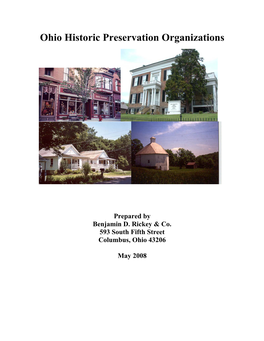 Ohio Historic Preservation Organizations