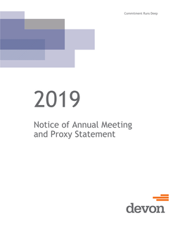 2019 Proxy Statement and Annual Report on Form 10-K for the Year Ended December 31, 2018, Are Available At