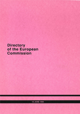 Directory of the European Commission