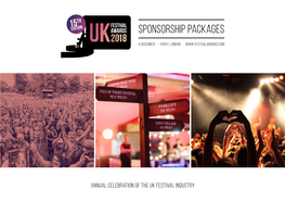 Sponsorship Packages