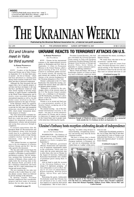 The Ukrainian Weekly 2001, No.37