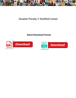 Grealish Penalty V Sheffield United Samsung