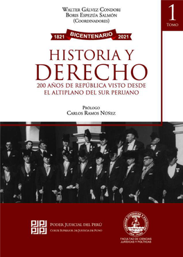 HISTORIA Y DERECHO 200 Años De República Visto Desde El Altiplano Del Sur Peruano