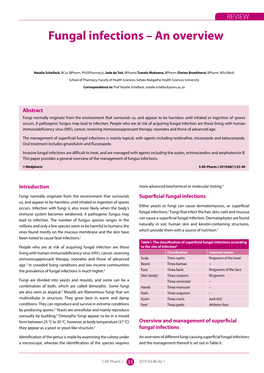 Fungal Infections – an Overview