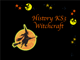 History KS3 Witchcraft