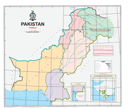 Download PDF Copy of Political Map of Pakistan 2020