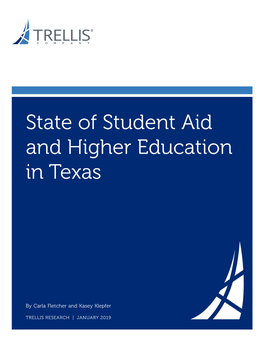 State of Student Aid and Higher Education in Texas