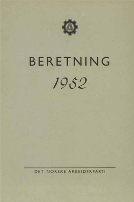 Beretning 1952