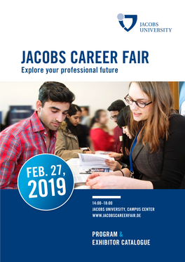 JACOBS CAREER FAIR Explore Your Professional Future