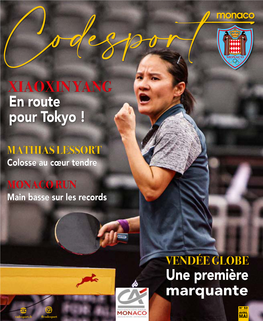 Une Première Marquante En Route Pour Tokyo ! XIAOXIN YANG