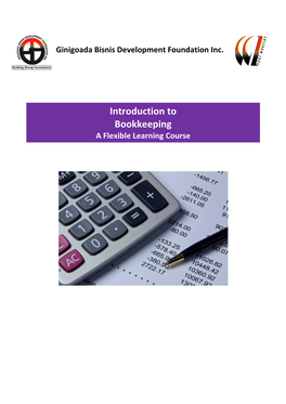 Introduction to Bookkeeping a Flexible Learning Course