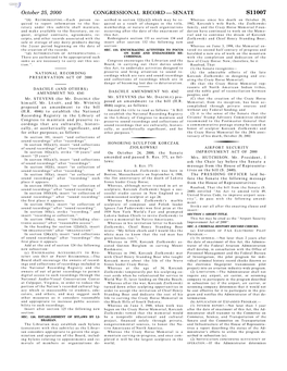 Congressional Record—Senate S11007