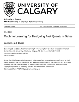 Machine Learning for Designing Fast Quantum Gates