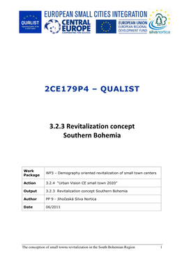 QUALIST 3.2.3 Revitalization Concept Southern Bohemia