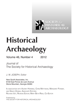 Society for Historical Archaeology