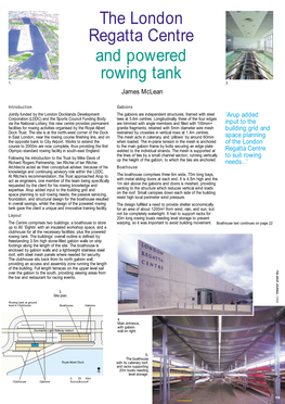 The London Regatta Centre and Powered Rowing Tank 1