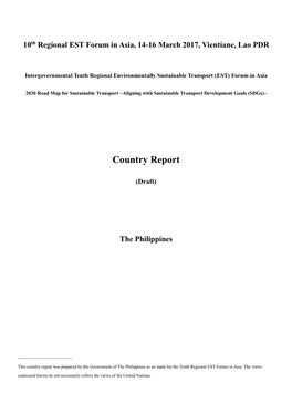 Country Report