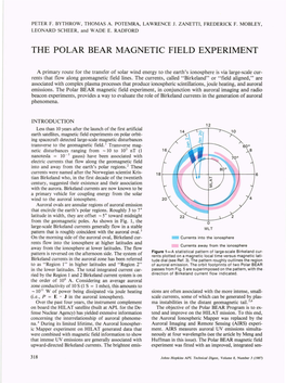 The Polar Bear Magnetic Field Experiment