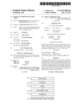 (12) United States Patent (10) Patent No.: US 9,547,804 B2 Nirenberg Et Al