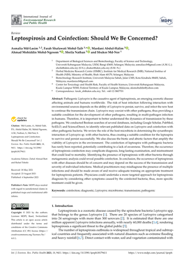 Leptospirosis and Coinfection: Should We Be Concerned?