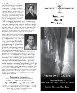 Summer Ballet Workshop