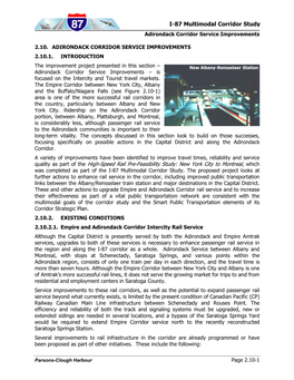 I-87 Multimodal Corridor Study