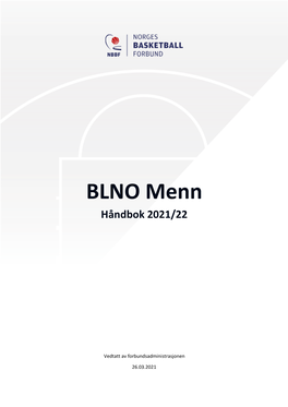 BLNO Menn Håndbok 2021/22