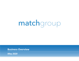 Match Group Business Overview