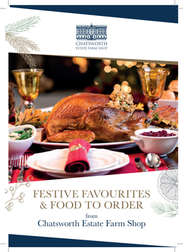 Festive Favourites & Food to Order