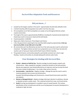 Four Strategies for Dealing with Sea Level Rise