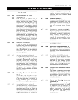 Course Descriptions