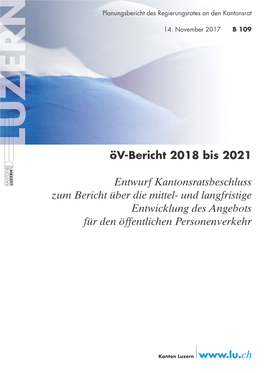 Öv-Bericht 2018 Bis 2021