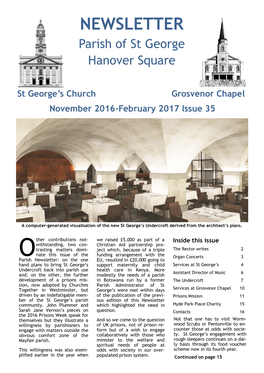 NEWSLETTER Parish of St George Hanover Square