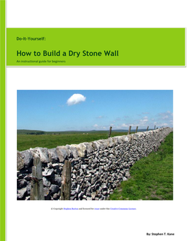 How to Build a Dry Stone Wall an Instructional Guide for Beginners