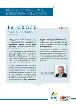 Le CDG76 Vous Accompagne