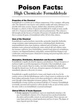 Formaldehyde