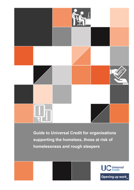 Universal Credit Guide for the Homeless and Rough Sleepers