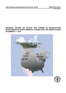 Regional Review on Status and Trends in Aquaculture Development in North America: Canada and the United States of America — 2010