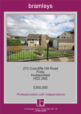 272 Cowcliffe Hill Road Fixby Huddersfield HD2 2NE £350,000