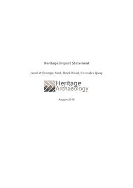 Heritage Impact Statement